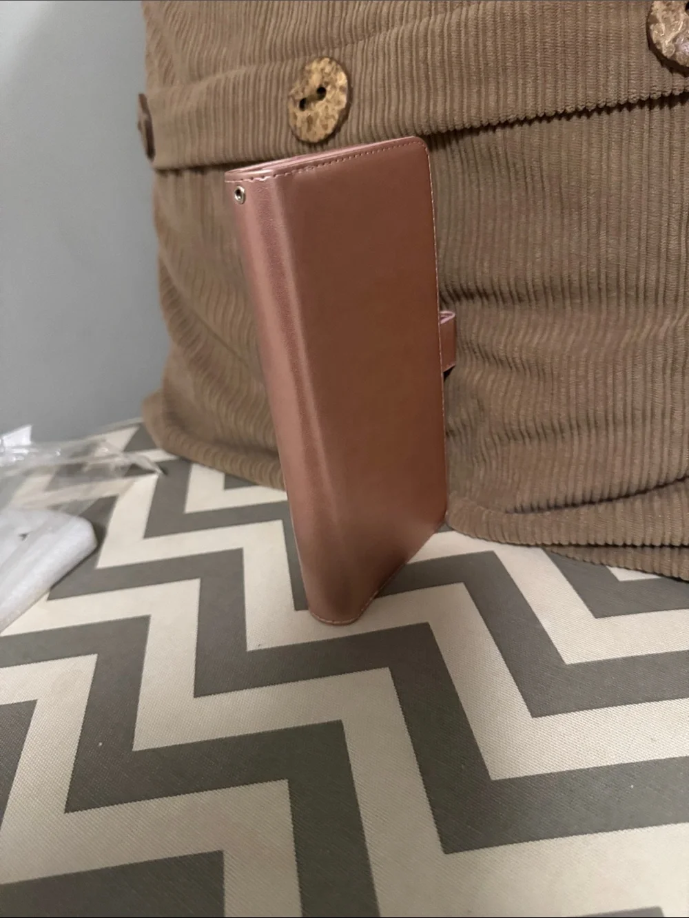 ***2/$15*** Rose Gold Flip Wallet Phone Case with Camera Cutout